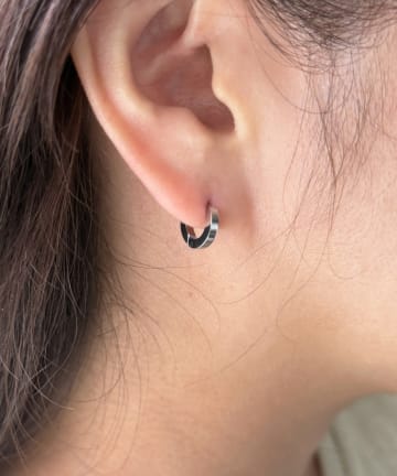 Lattice(ラティス) ＜ステンレス＞フープピアス