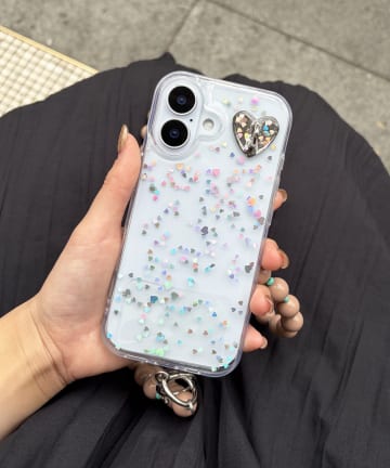 Lattice(ラティス) キーリング付きホログラムスマホケース(iPhone16)