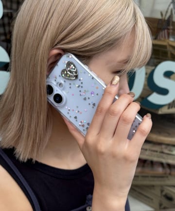 Lattice(ラティス) キーリング付きホログラムスマホケース(iPhone17)