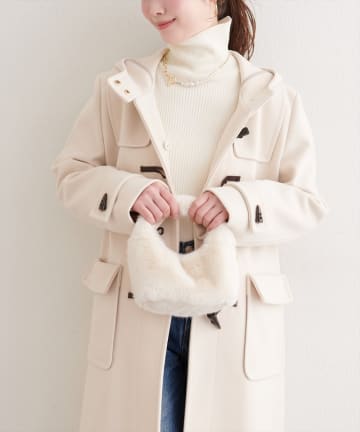NICE CLAUP / OLIVE des OLIVE OUTLET(ナイスクラップ  / オリーブ デ オリーブ アウトレット) ショルダー付きファーバッグ