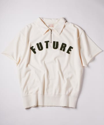 WHO’S WHO gallery(フーズフーギャラリー) 【FromVintage】 ハーフジップS/Sスウェット