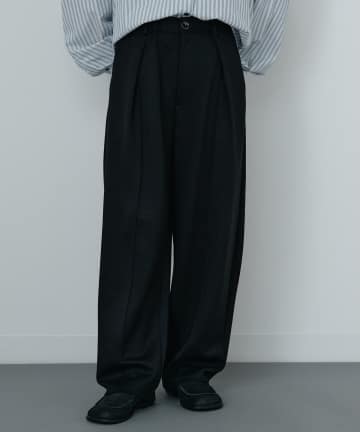 Whim Gazette(ウィム ガゼット) 〈WEB限定〉【Nuition】ニュアンスカーブダンボールパンツ