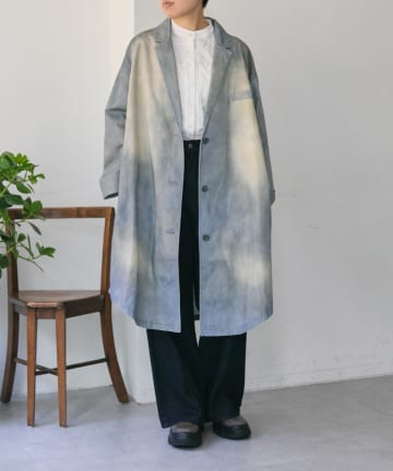 OUTLET(アウトレット) 【ear PAPILLONNER】デニムプリントコート【SUM1 STYLE】
