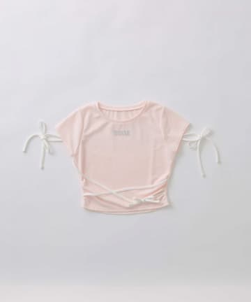 Belle Charme(ベルシャルム) Ribbon Detail Tee