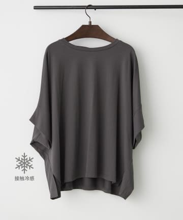Remind me and forever(リマインドミーアンドフォーエバー) 【接触冷感ひんやりタッチ】ドルマン切替Ｔシャツ