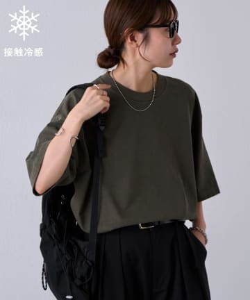 DISCOAT(ディスコート) 【Enlude】接触冷感ピグメントTシャツ《ユニセックス》