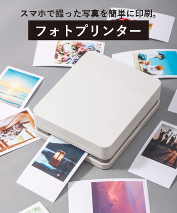 3COINS(スリーコインズ) 【先着1000名様ノベルティ付き／WEB先行販売】フォトプリンター