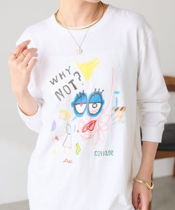 COLLAGE GALLARDAGALANTE(コラージュ ガリャルダガランテ) 《コラボアイテム》The NERDYS x COLLAGE ロンT