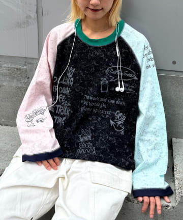 CIAOPANIC TYPY(チャオパニックティピー) 【SOUNDS GOOOD】タイダイラグランプリントTEE