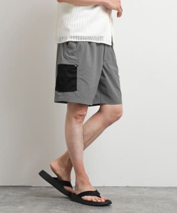 NOLLEY'S(ノーリーズ) 撥水メッシュカーゴショートパンツ 26SS