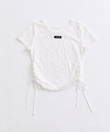 OLIVE des OLIVE(オリーブ デ オリーブ) レースドロストTシャツ