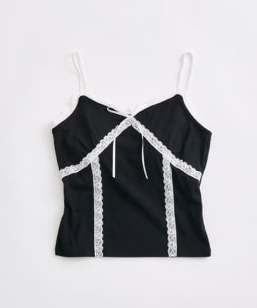 OLIVE des OLIVE(オリーブ デ オリーブ) レースカップ付きキャミ