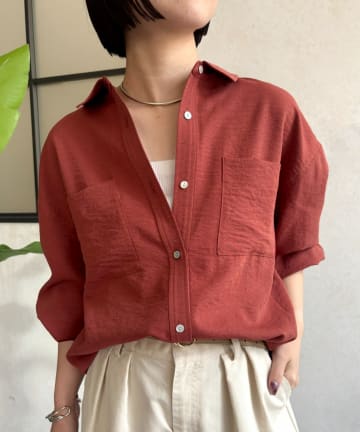 Jena　espace merveilleux(ジェナ　エスパスメルヴェイユ) トロミタックインシャツ