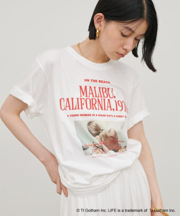 LARUTA(ラルータ) LIFE PC／グラフィックロゴTee