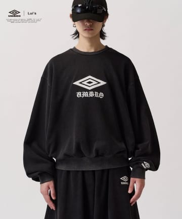 Lui's(ルイス) 【UMBRO for Lui's】フェードボリュームスウェットプルオーバー