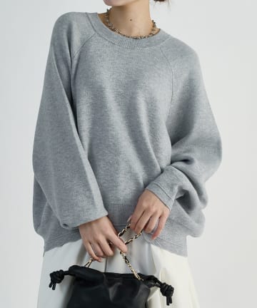 Lui's(ルイス) ウォッシャブルスウェットライクプルオーバー