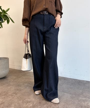 Jena　espace merveilleux(ジェナ　エスパスメルヴェイユ) セミフレアデニムパンツ