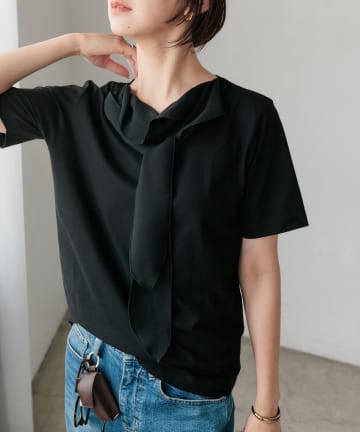 RIVE DROITE(リヴドロワ) サテンスカーフTee