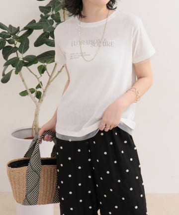 FREDY & GLOSTER(フレディ アンド グロスター) シアーレイヤードＴシャツ