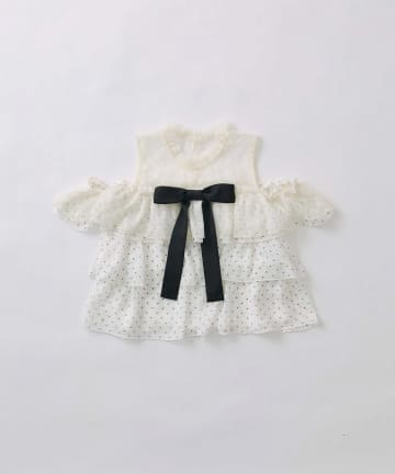 Belle Charme(ベルシャルム) Classic Tiered Blouse