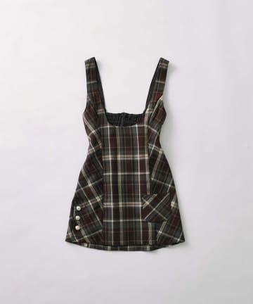 Belle Charme(ベルシャルム) Side Button Mini Jumper Skirt