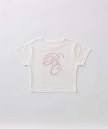 Belle Charme(ベルシャルム) Tweed BC Logo Tee