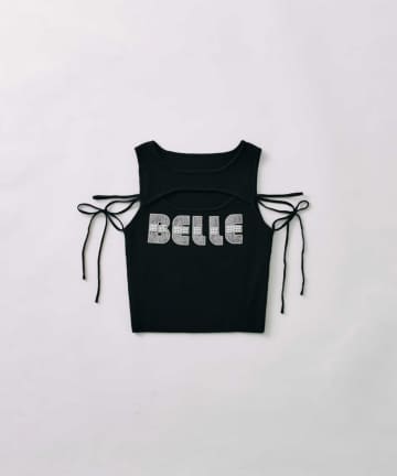 Belle Charme(ベルシャルム) Lace Logo Tank
