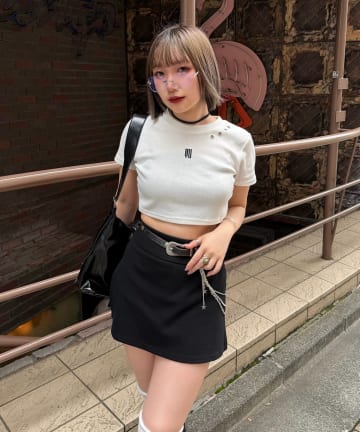 Remind me and forever(リマインドミーアンドフォーエバー) 【Mavie..7】刺繍アイレットTee