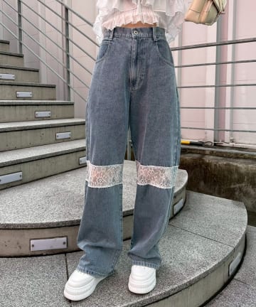 NICE CLAUP / OLIVE des OLIVE OUTLET(ナイスクラップ  / オリーブ デ オリーブ アウトレット) 【continuer】 アソートストレートデニム