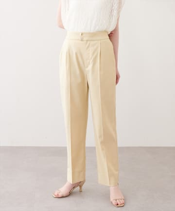 NICE CLAUP / OLIVE des OLIVE OUTLET(ナイスクラップ  / オリーブ デ オリーブ アウトレット) 【natural couture】接触冷感マシンウォッシャブルテーパードパンツ