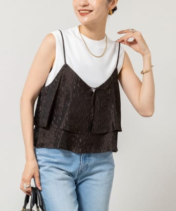 NOLLEY'S(ノーリーズ) 【TICCA/ティッカ】2WAYレオパードビスチェ