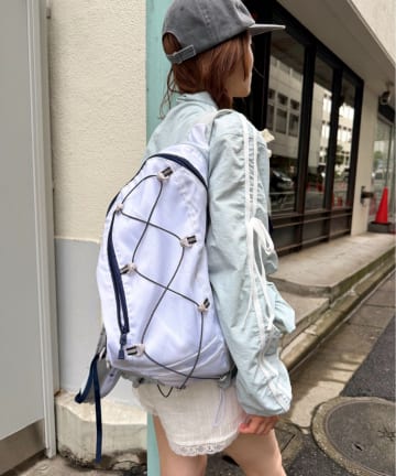w closet(ダブルクローゼット) レースアップリュック