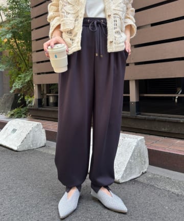 Jena　espace merveilleux(ジェナ　エスパスメルヴェイユ) ボンディングジョガーパンツ