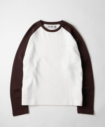 WHO’S WHO gallery(フーズフーギャラリー) 【Sourcream】ワッフルラグランL/STEE