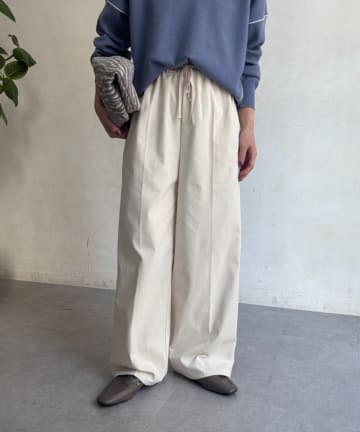 Jena　espace merveilleux(ジェナ　エスパスメルヴェイユ) サテン切替キモウパンツ