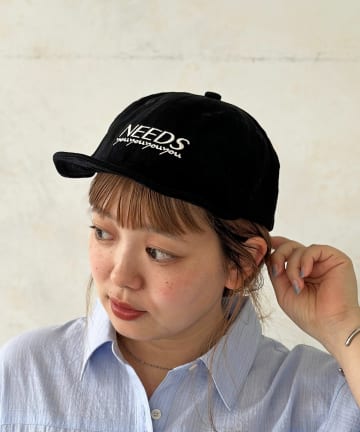 CPCM(シーピーシーエム) ストレートバイザーロゴキャップ