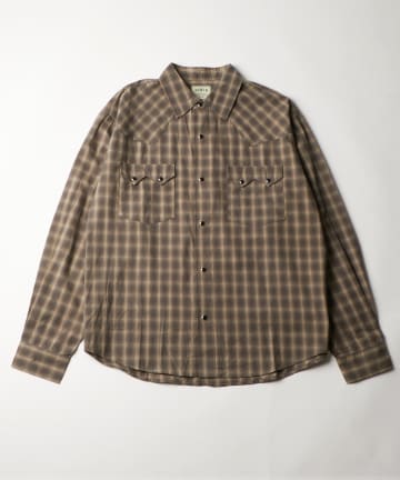 WHO’S WHO gallery(フーズフーギャラリー) 【KOOKY'N】SCORPION CHECK LSシャツ