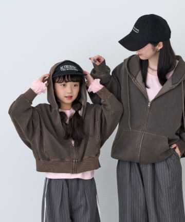 CIAOPANIC TYPY(チャオパニックティピー) 【KIDS】KIDSピグメントダンボールパーカー