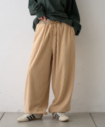 CIAOPANIC TYPY(チャオパニックティピー) 【WEB限定】ふわもこ太畝コーデュロイイージーパンツ