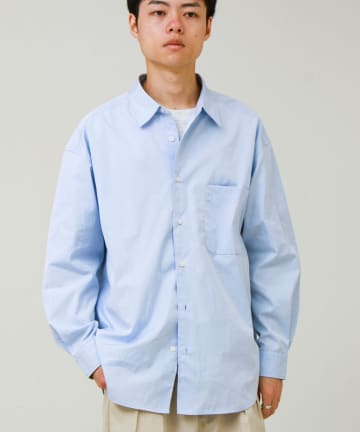 FREDY & GLOSTER(フレディ アンド グロスター) 【上品なツヤ感と極上の着心地】supima cotton ロングスリーブシャツ
