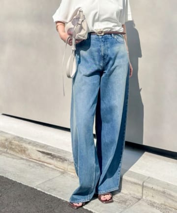 NOLLEY'S(ノーリーズ) 《4サイズ展開》【RM denim】ルーズワイドデニム