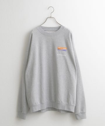 DISCOAT(ディスコート) 【Enlude】ワンポイント刺繍スウェット《ユニセックス》