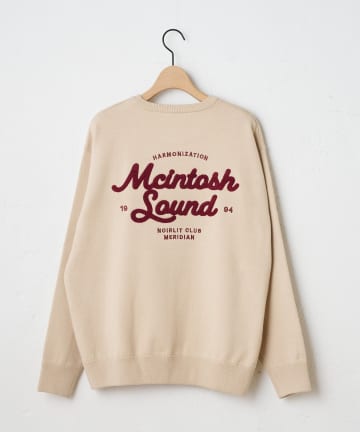 DISCOAT(ディスコート) 【Enlude】サガラ刺繍スウェットライクニット《ユニセックス》
