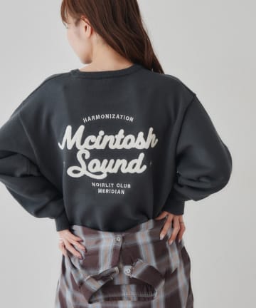 DISCOAT(ディスコート) 【Enlude】サガラ刺繍スウェットライクニット《ユニセックス》