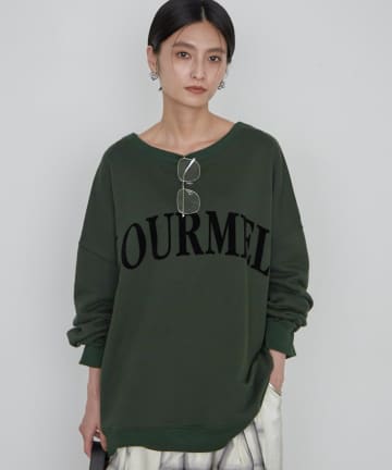 LOUNGEDRESS(ラウンジドレス) 《WEB限定でリバイバル/累計販売数2.5万枚》2WAYロゴプルオーバー