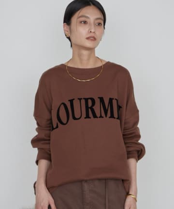 LOUNGEDRESS(ラウンジドレス) 《WEB限定でリバイバル/累計販売数2.5万枚》2WAYロゴプルオーバー
