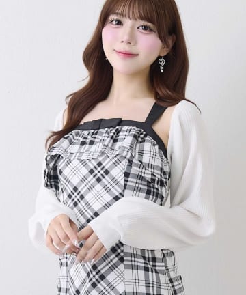 Belle Charme(ベルシャルム) Heart Charm Knit Bolero