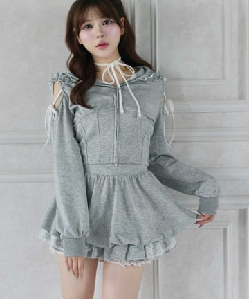 Belle Charme(ベルシャルム) 《今すぐお届け》Heart Logo Sweat Hoodie