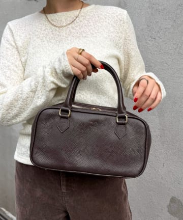 FREDY & GLOSTER(フレディ アンド グロスター) FR横長レザーボストンバッグ