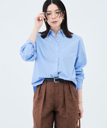 NOLLEY'S(ノーリーズ) ウォッシャブルベーシックレギュラーシャツ